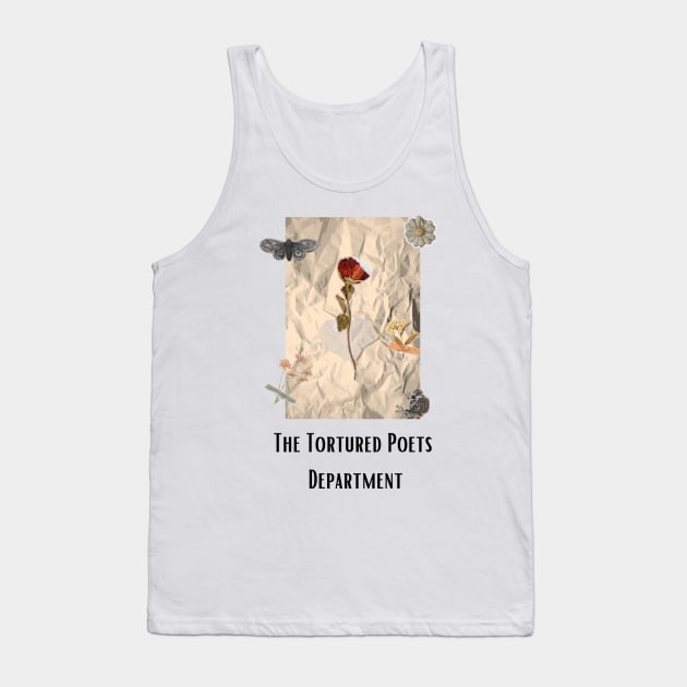 The Tortured Poets Department Vintage Memories Design Tank Top by kuallidesigns